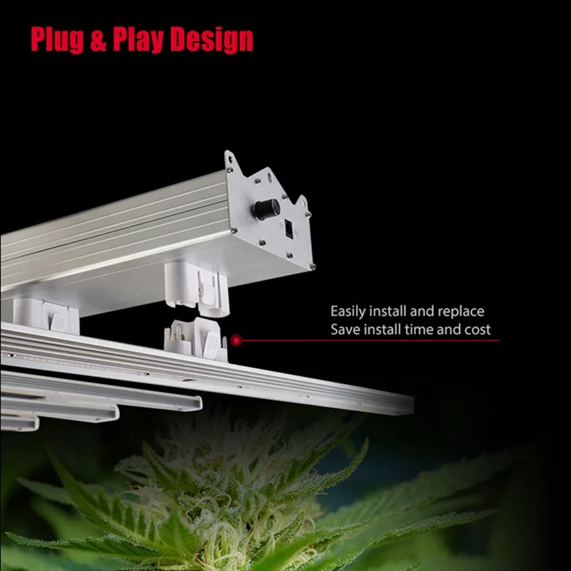 1000W LED grow light ETL DLC approved 5years warranty 2.8 PPE value HipwoerLED brand IP65