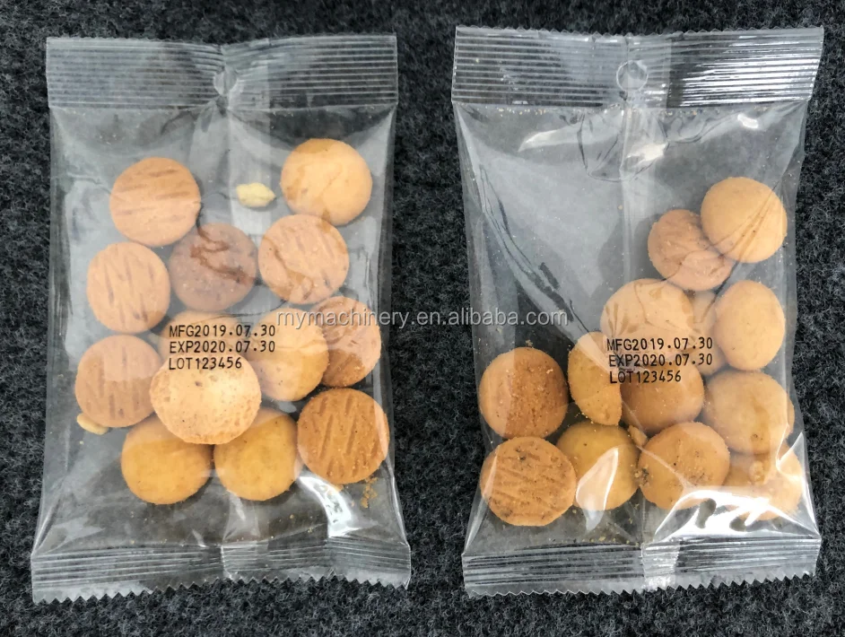 Multi-function vertical food snacks nut packaging machine  potato chips packing machine 100-500g