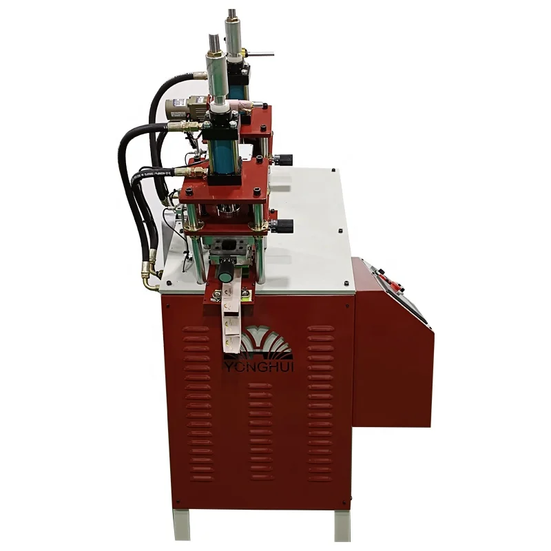 China factories jeans label hot press leather label machine automatic leather stamping machine for label