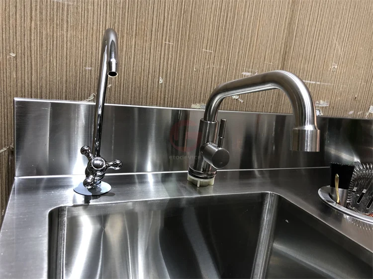 Customized Standard 304 stainless steel Bartender table KTV bar bartender workbench cocktail station bar equipment