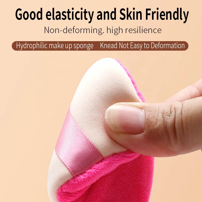 2023 new design Latex free/built-in sponge/built in silicone powder puff beauty makeup sponge blender