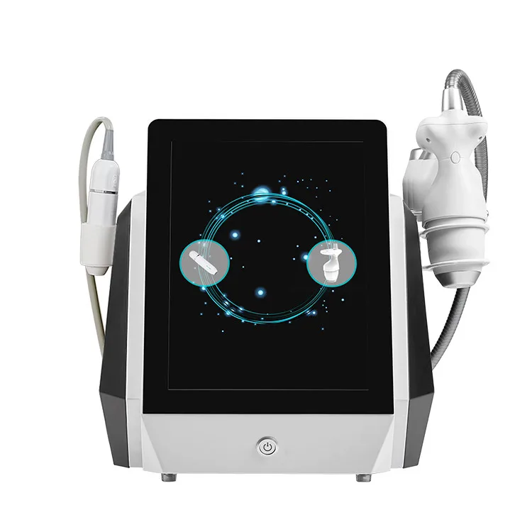 Korean ultrasound+cryo hifu 7d facial y corporal smas lift 5d ice cold hifu body slimming 9d frozen hifu anti-aging machine