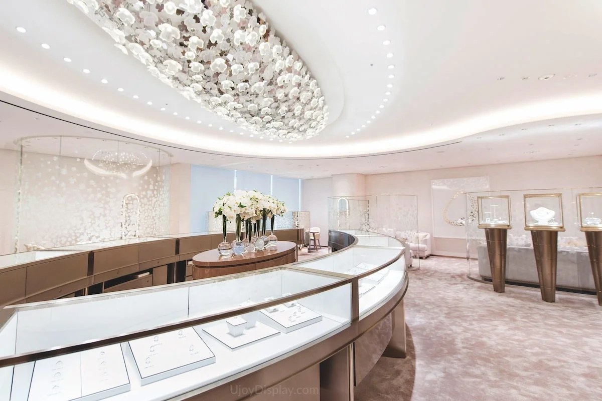 custom jewelry display showcase design and manufacturer