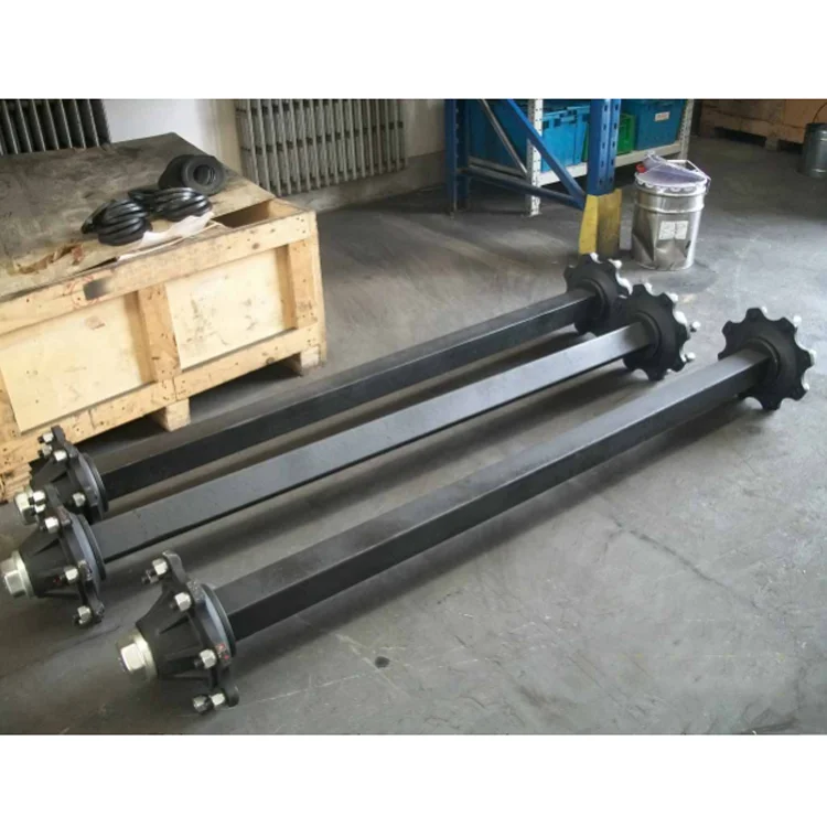 LUEN Small trailer axle 2000Kg  Manufacturer Light duty Trailer axle spindle