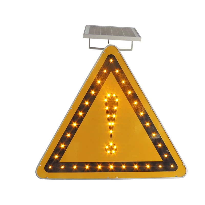 custom reflective safety electronic flashing led stop arrow road warning traffic sign board warning traffic sign