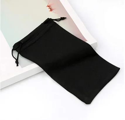 Ready Goods wholesale more color Cheaper soft drawstring custom microfiber eye glasses sunglasses bag pouch