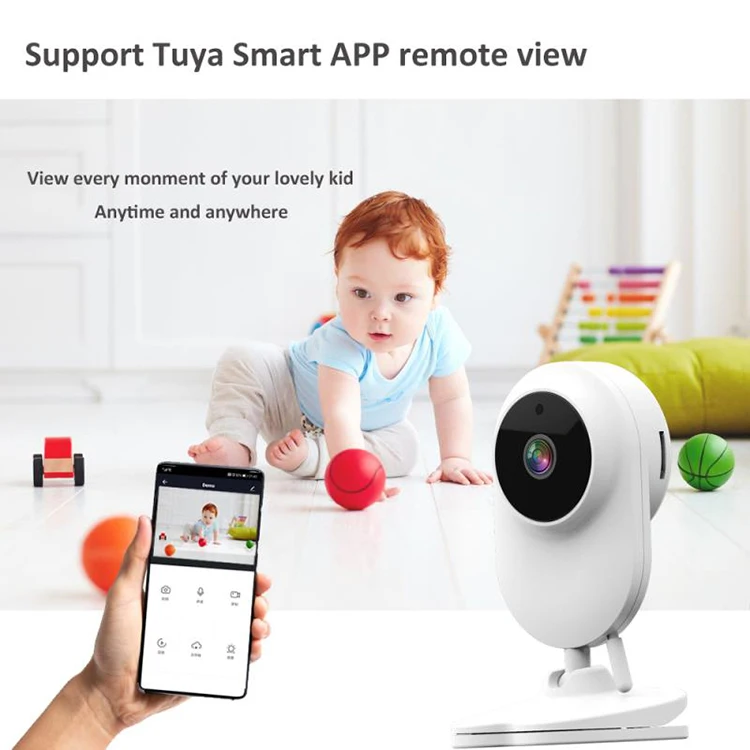  Маленький 1080P Camaera Tuya 2 way Talk Wifi домашняя камера безопасности в реальном времени детский