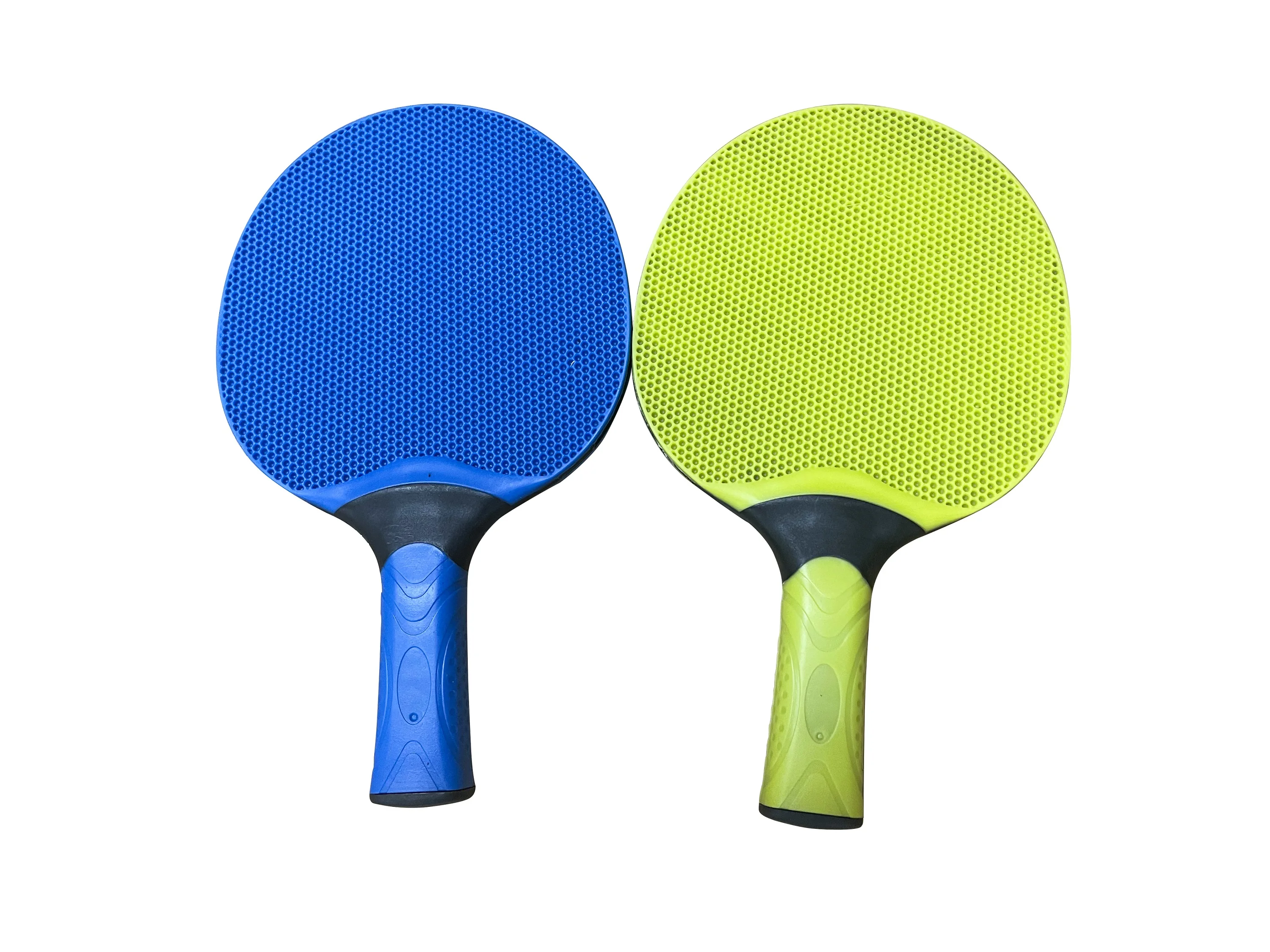 OutDoor Set Waterproof Plastic Table Tennis Racket set 2 rackets and 3 outdoor pingpong balls set with carry case