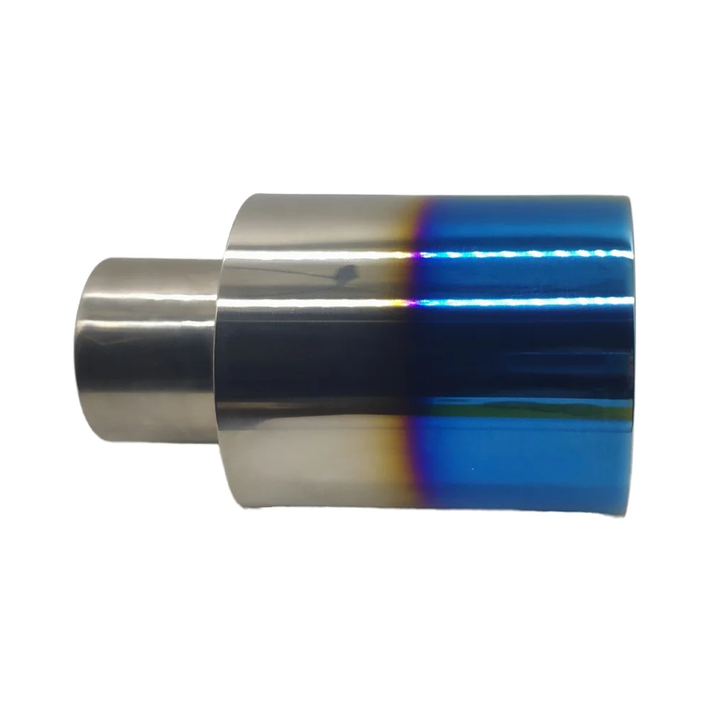 Double layer Straight cutting welded edge exhaust pipe in hot selling