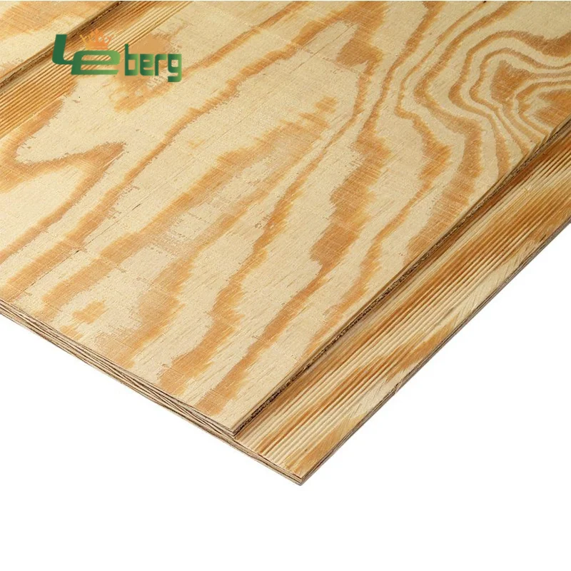 Grooved Pine T1-11 Plywood Board Treated 9mm 12mm 15mm