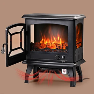 Cheap Modern Decorative  Led Antique 3D Flame Heater Thermostat  Freestanding Stove Electric Fireplace With Heater