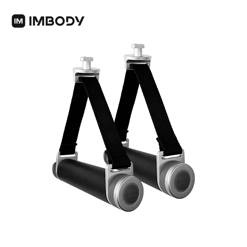 IMBODY Fitness Handle Dumbbell Push Up Grip Grab Handle Cable Accessories Exercise Bands For Power Station Fitness