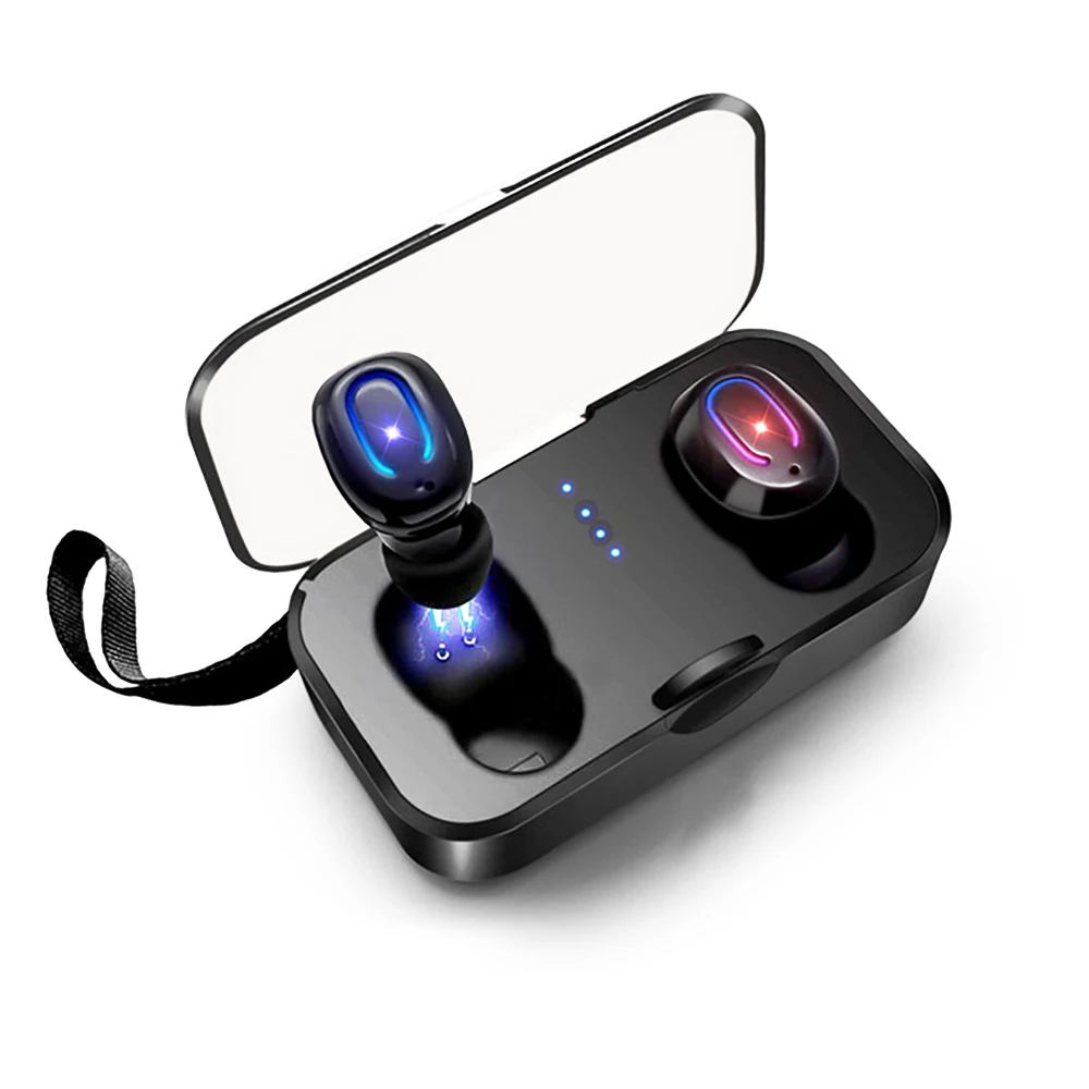 Ti8s наушники-вкладыши Tws Bluetooth наушники беспроводные 5,0 мини-наушники с микрофоном BT зарядным устройством спортивная Гарнитура для смартфонов