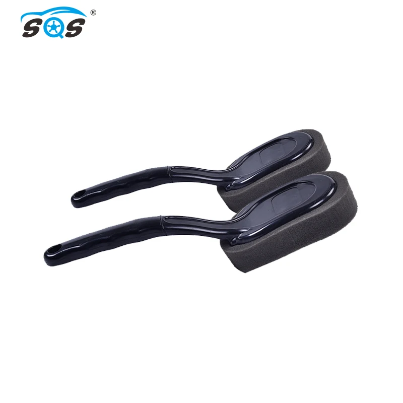 
Auto Tire Dressing Long Handle Trim Applicator Polish Kit Car Wheel Washing Waxing Sponge Brush 