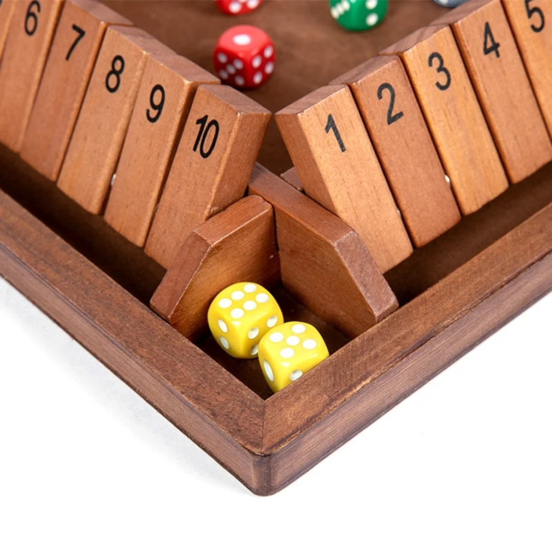 Wooden Quadruple Flip Card Game Baby Children Math Operation Early Education Puzzle Parent-child Interactive Board Game Toy