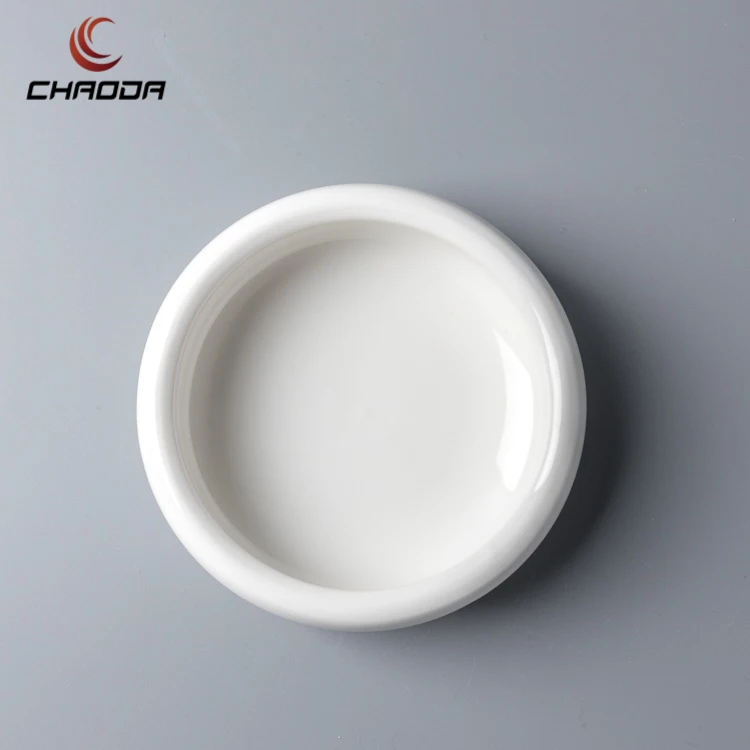 Chaoda 5 inch Round cold dishes plate porcelain sweet Ceramics dinnerware restaurant plate dinnerware small Kimchi plates