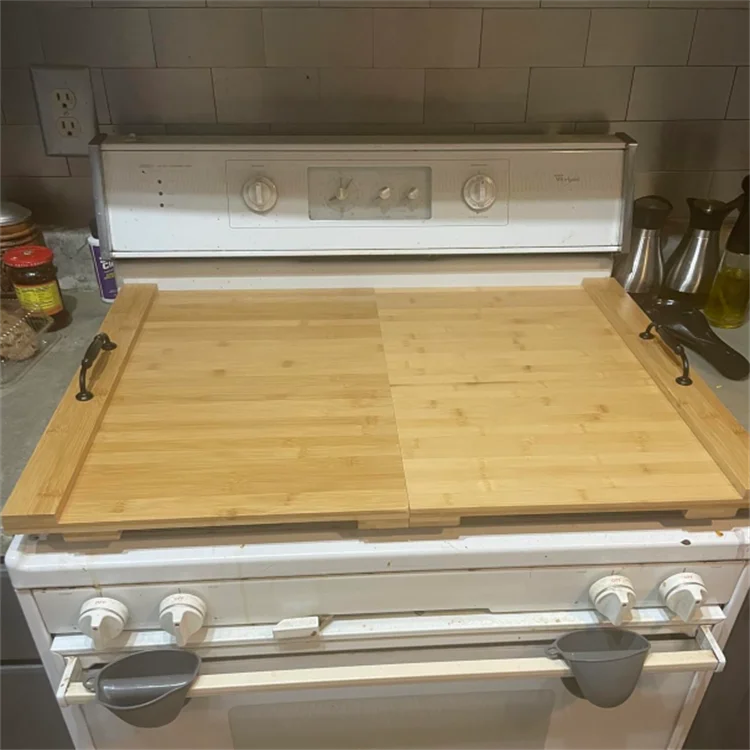 Noodle Board Stove Cover Large Size Wooden Acacia Noodle Board