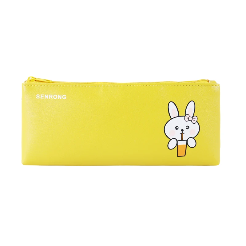 Pencil Bag Pen Case Felt Students Stationery Pouch Zipper Bag for Pens