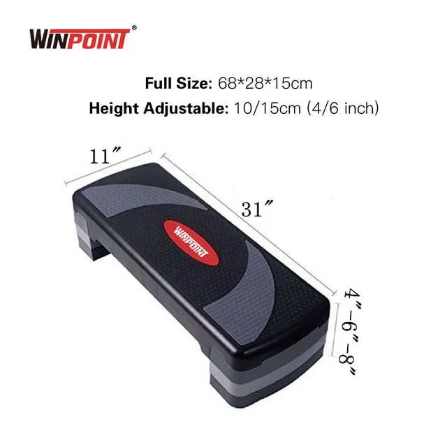 WINPOINT FITNESS popular Factory wholesale adjustable fitness aerobic step equipments platform board for home gym fitness