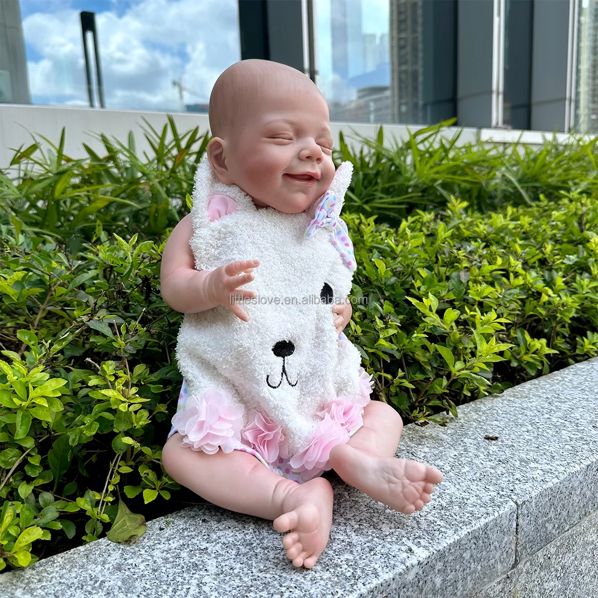 Wholesale 17 Inch Reborn Doll Real Baby Dolls Bebe Newborn Reborn Baby Dolls Soft Silicone Realistic Reborn Baby For Gift