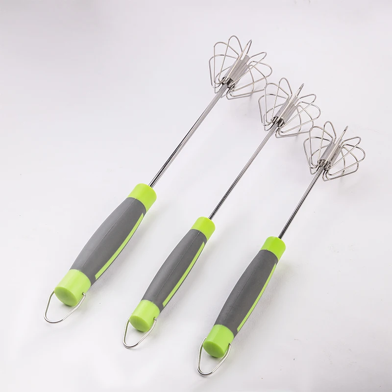 WHOLESALE Stainless Steel Electric Battery Operated Hand Egg Milk Frother Whisk
