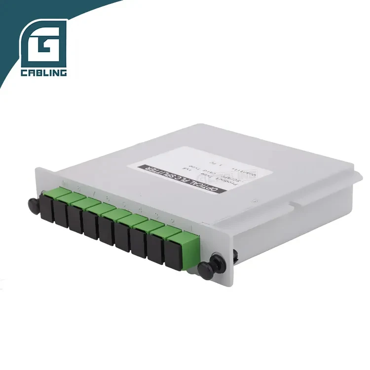 Gcabling 1x4 1x8 1x16 1X32 1X64 passive fibre optical ftth optical mini splitter plc