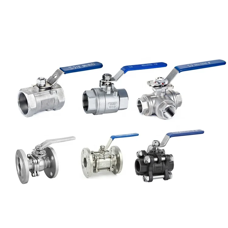 Hot Sale Manual Hand Wheel 1000wog SS304 316l cf8m BSP Thread Water Steel Ball Valves With Price