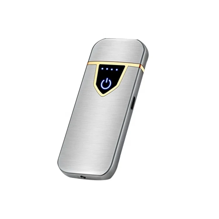 Refillable Windproof Cheap Custom Logo Print Electric Arc Coil Stylish Lighter