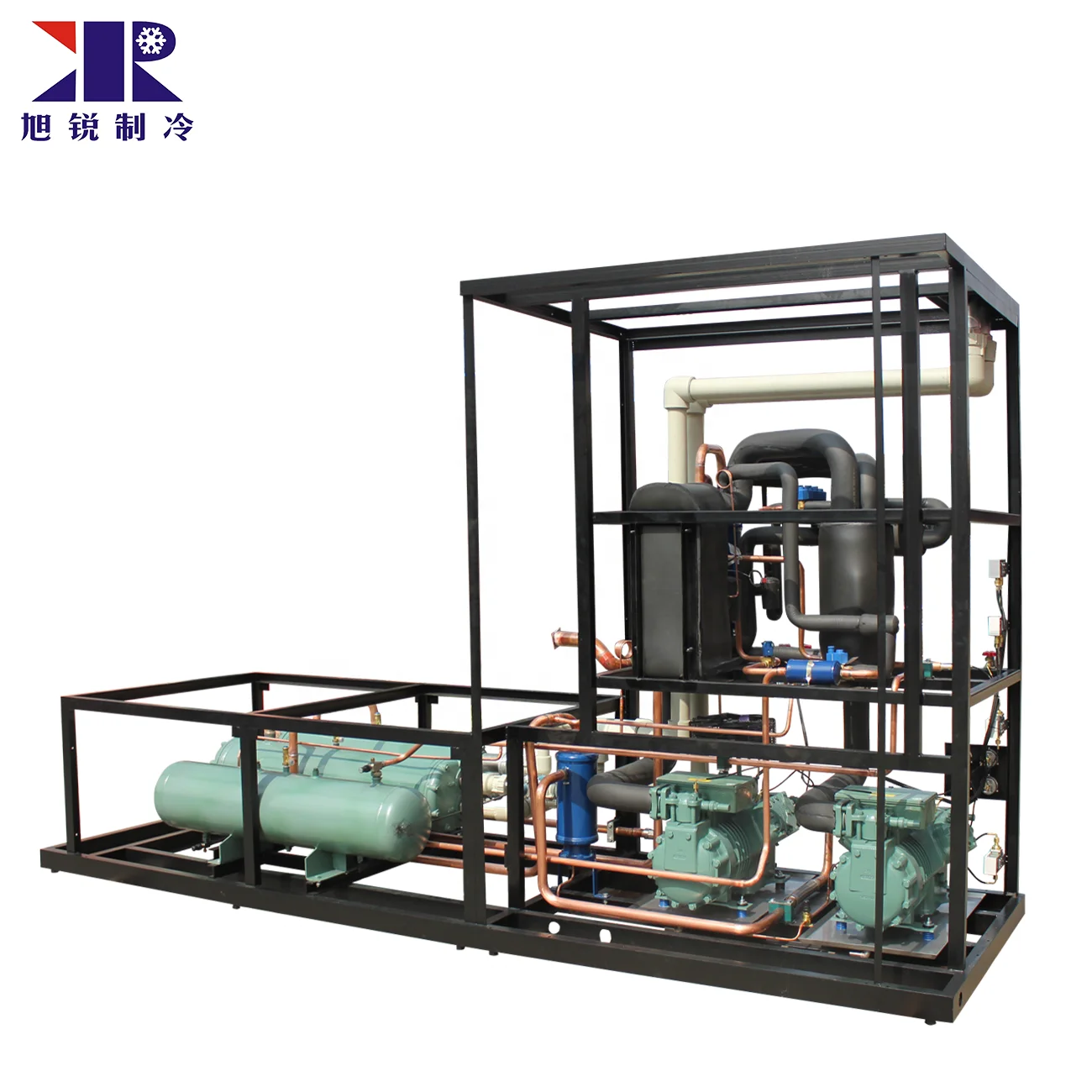 cascade refrigeration units cold storage equipment for fruits cooler condensing unit