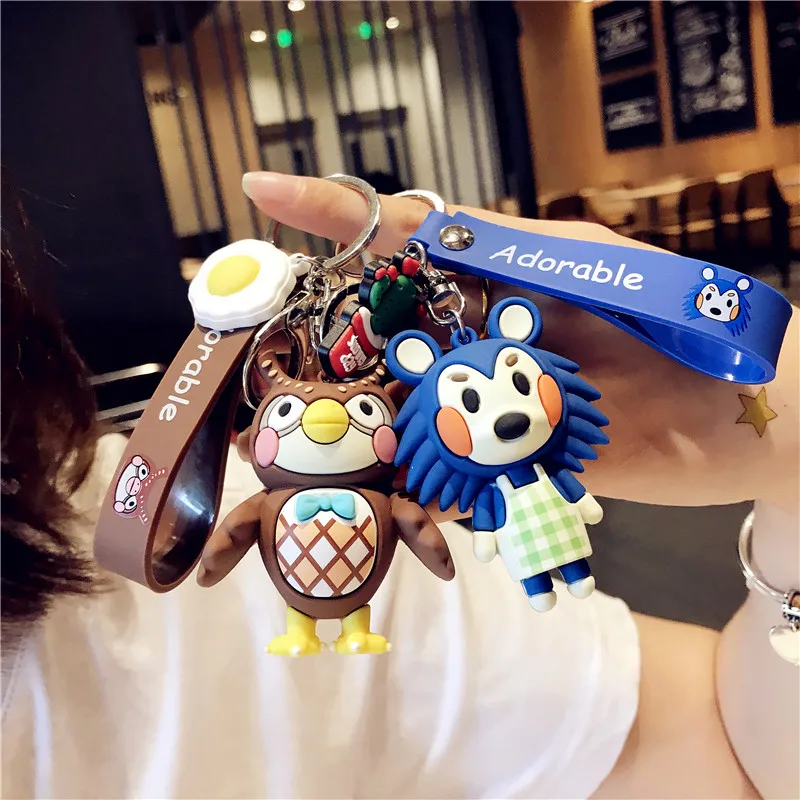 New style animal  promotional gift car key chains women key chain pendant bag ornaments key ring accessories keychains