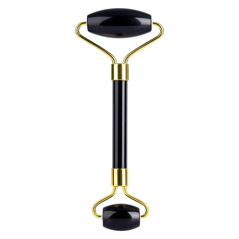 Jade Facial Massage Roller Natural Massager Cucumber Sand Scraper Set Lifting Beauty Slimming heart gua sha