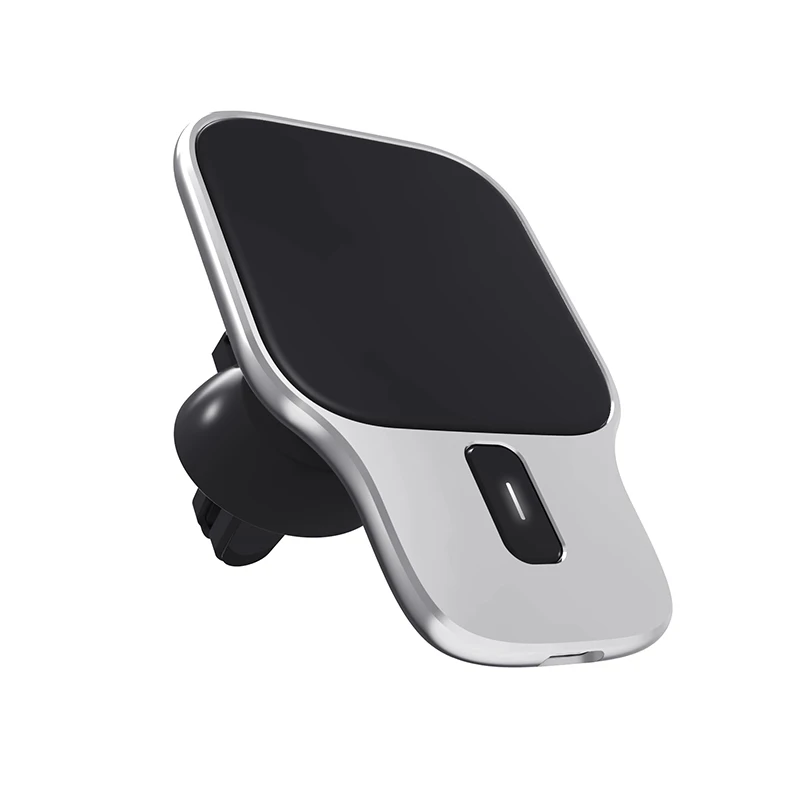 Qi Wireless Charger Stand Fast Charging Car Mount Phone Holder Magnetic Wireless Car Charger