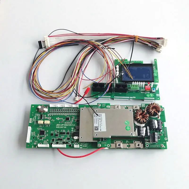 Smart Bms Active Balance 4s 8s 16s 12v 24v 48v Lifepo4 100a 120a 150a 200a 250a 300a JIABAIDA For Lithium Ion Battery Pack