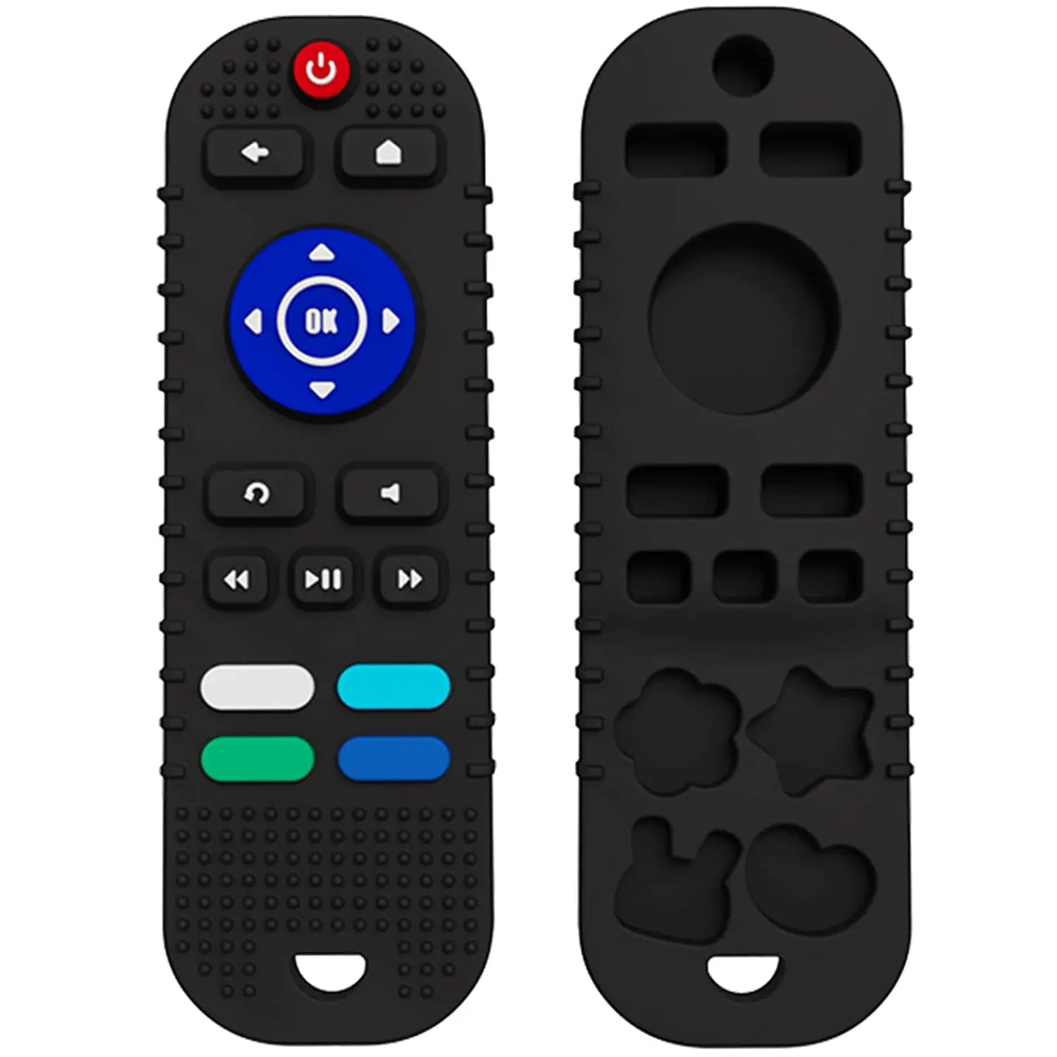 TV Remote Control Shape Silicon Baby Teething Toy Chew Toys soft Silicone Teethers for Baby Toddler