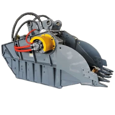 Multifunctional Excavator Screening Bucket Shredder Crusher Bucket