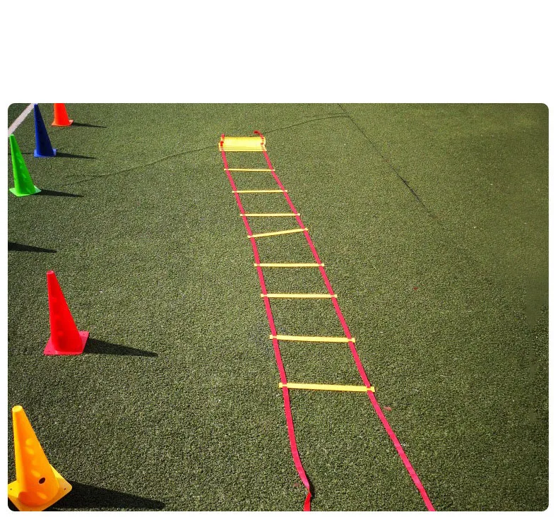High Quality Muti-functional Soccer Training Speed Ladder Agility Ladder With Black Carry Bag Football Training Equipment