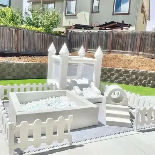 Kids playground Ball Pit With Slide Soft Play Equipment soft play ball pool kid game indoor sponge toy equipment