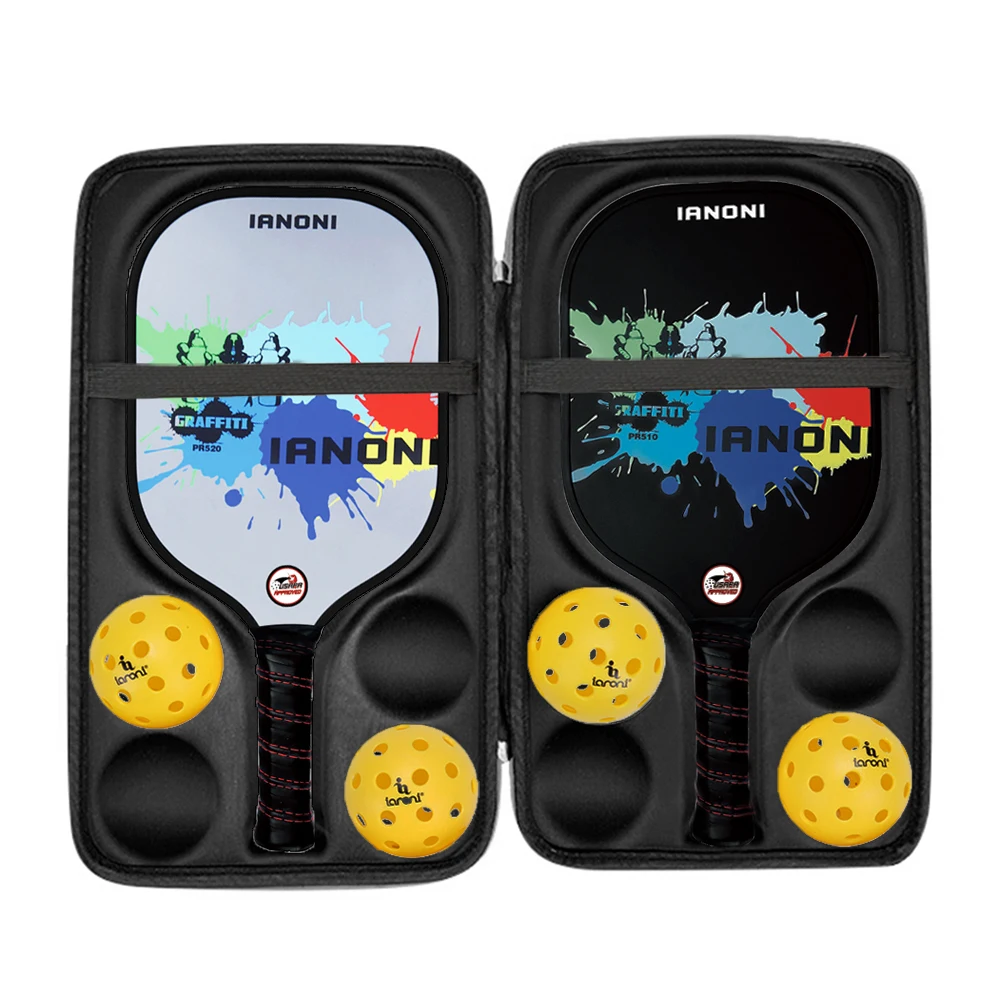 Wholesale High Quality Light Weight Outdoor Customized Black usapa Pickleball Paddles