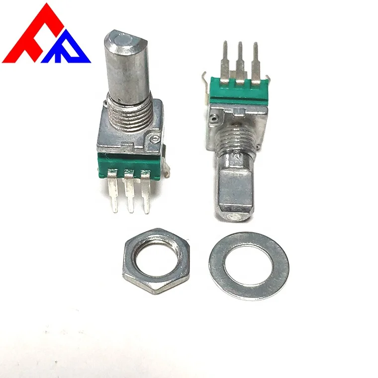 Factory wholesale high quality 1K 5K 10k 50k 100k Carbon film 9mm volume control potentiometer