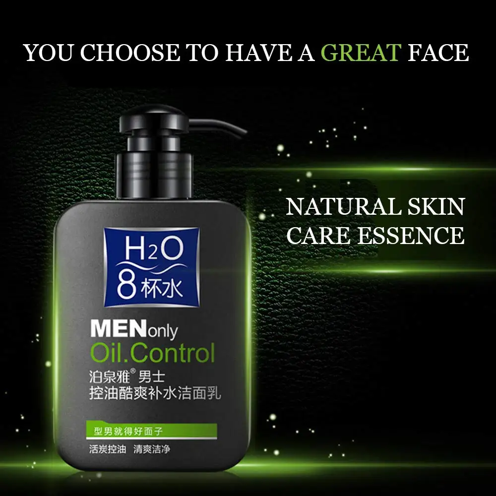 BIOAQUA men skin care detoxifying Amino Acid Gentle facial cleanser detox face wash for oily skin men cleanser