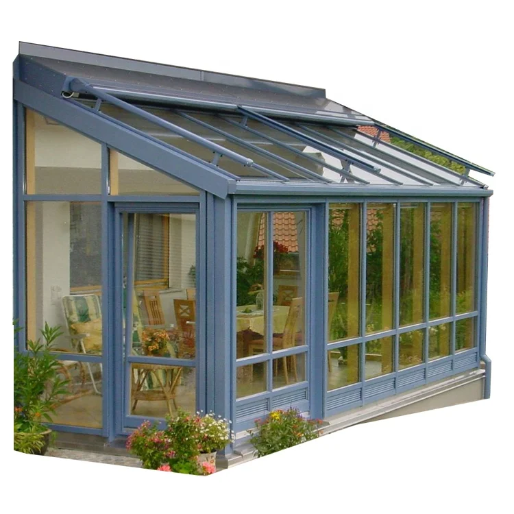 glass room with balcony gable end conservatory  best winter garden  glass front verandah for sale