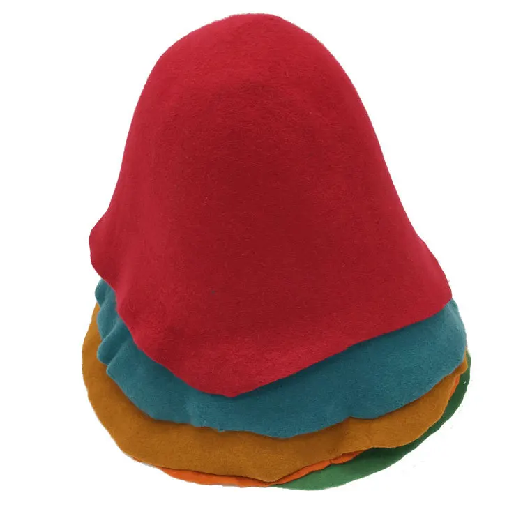 Профессиональная цветная 100% шерстяная шляпа с широкими полями