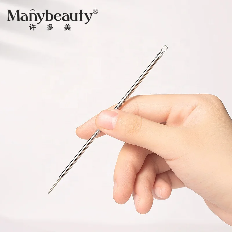 wholesale extractor blemish pimple popper acne needles blackhead remover tool stainless steel beauty salon single acne needle