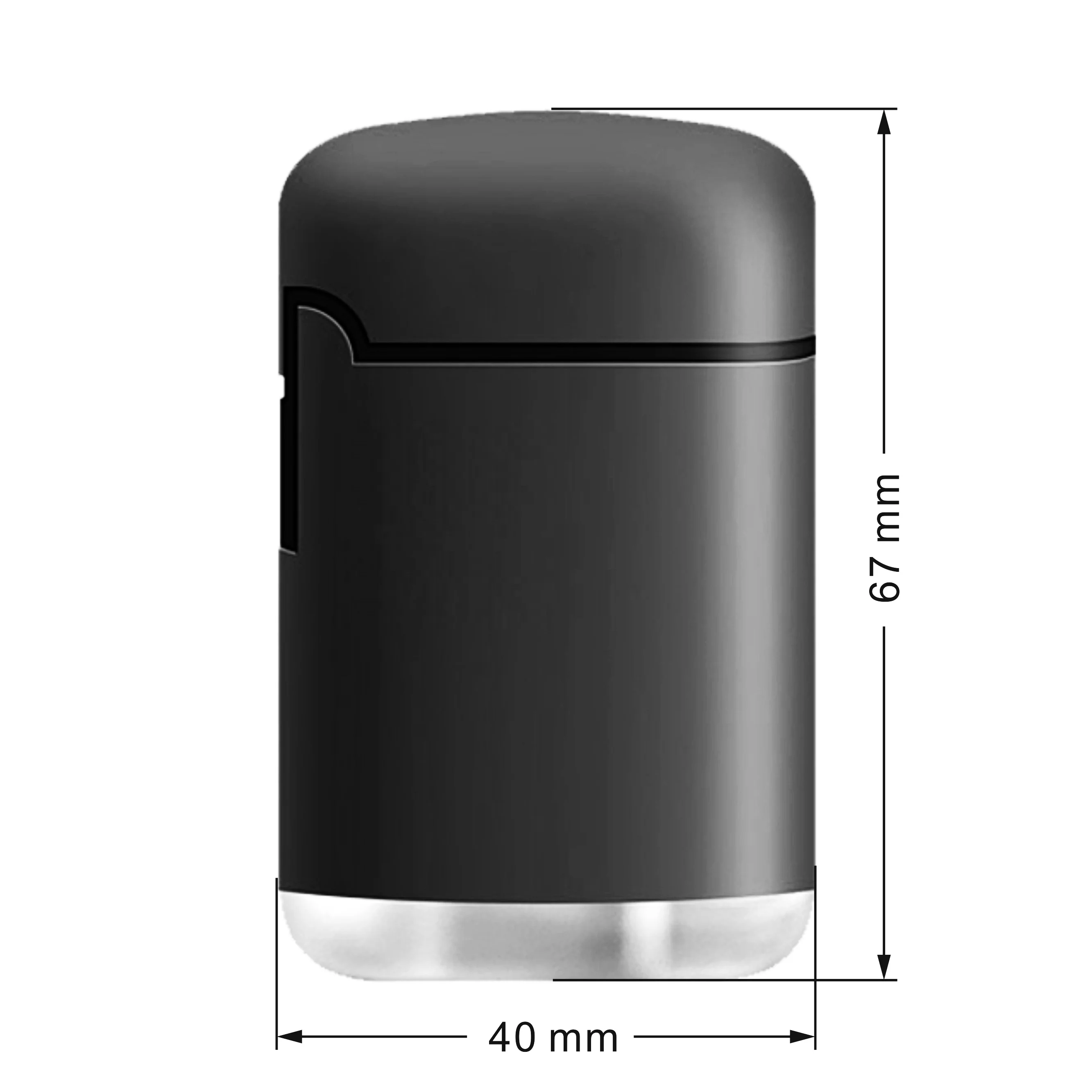 
Quality windproof gas refill electric ignition jet flame lighter 