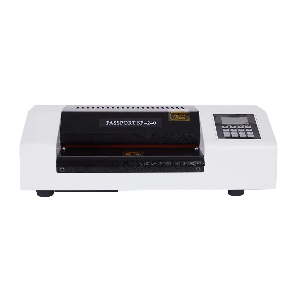 Pingda Factory SP-240 a4 240mm hot pouch laminating machine passport laminator for custom use