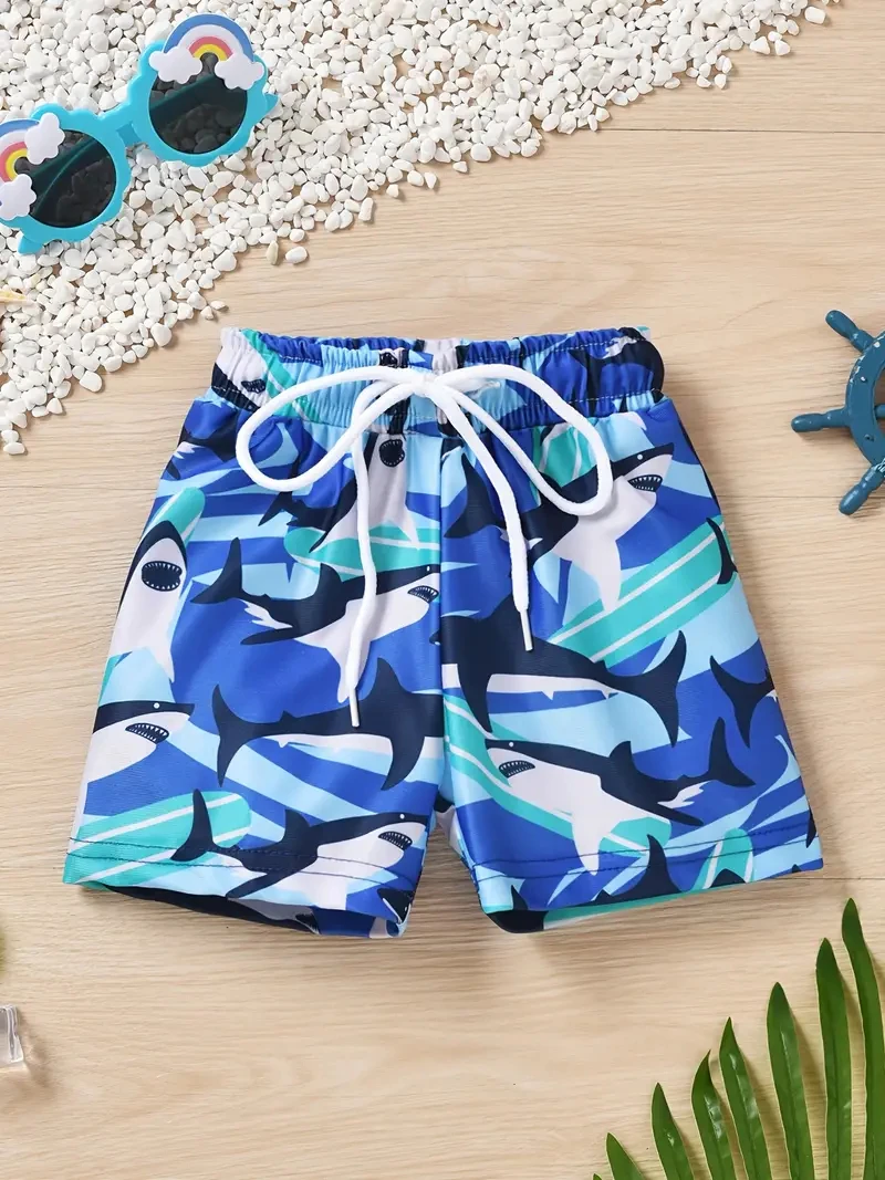 Custom design Boy Board Short recycled 4 Way Stretch Beachwear Children Swimming Trunk Baby Cute sport active pant plus size