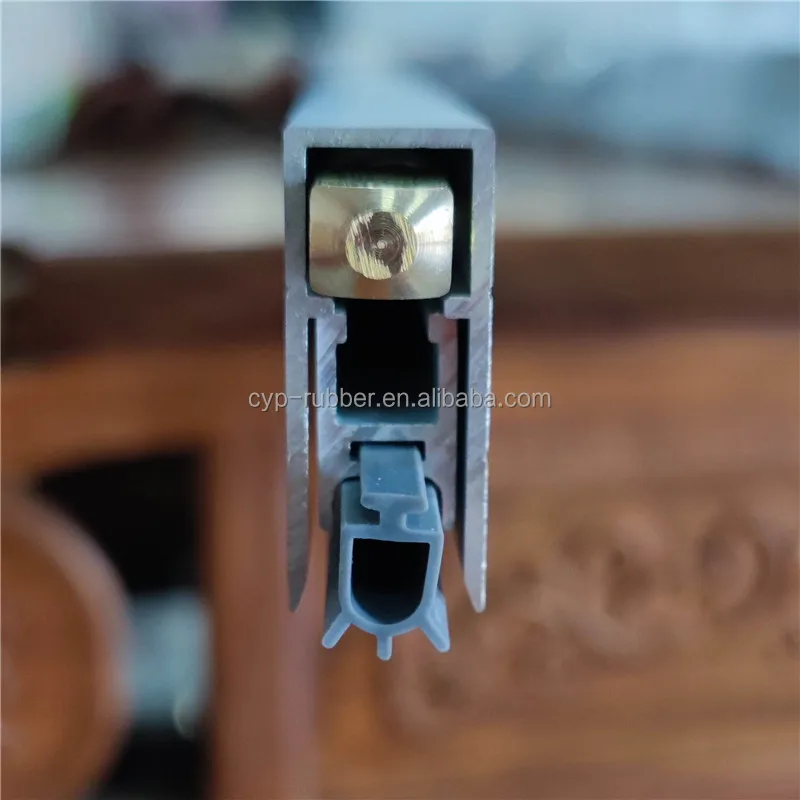 Factory Price Door Bottom Seal Rubber with Width 14mm * Height 34mm Door Bottom Seal Rubber Automatic Drop Seal