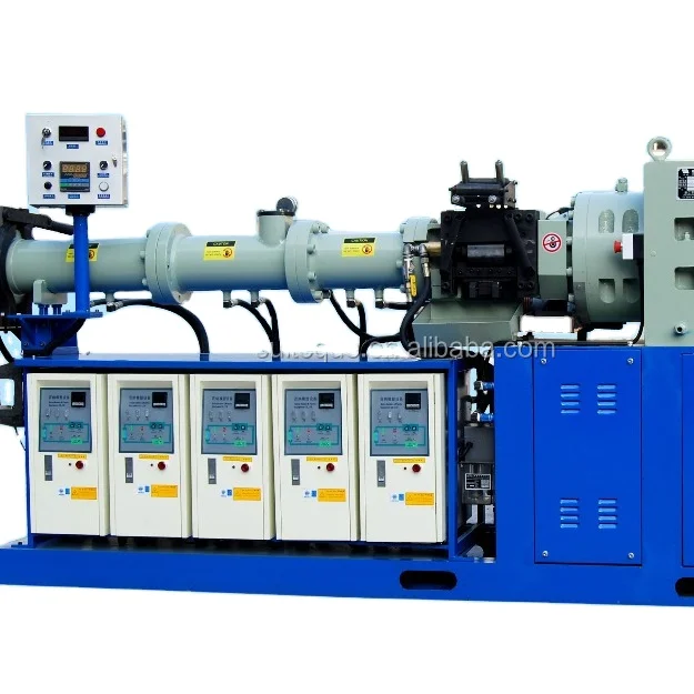 Extruder rubber machine manufacturers pin barrel cold feed rubber extruder machine for tubes