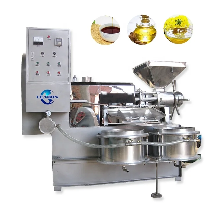 300 kg/h Screw Oil Press Machine Sunflower Oil Press Machine Oil Mill for Sale