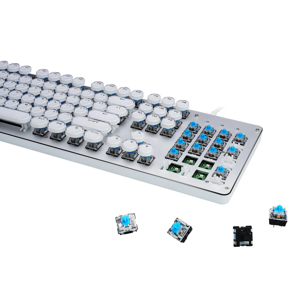 Popular CK109 Wired 104 Keys RGB Backlit Computer Mechanical Gaming Keyboard
